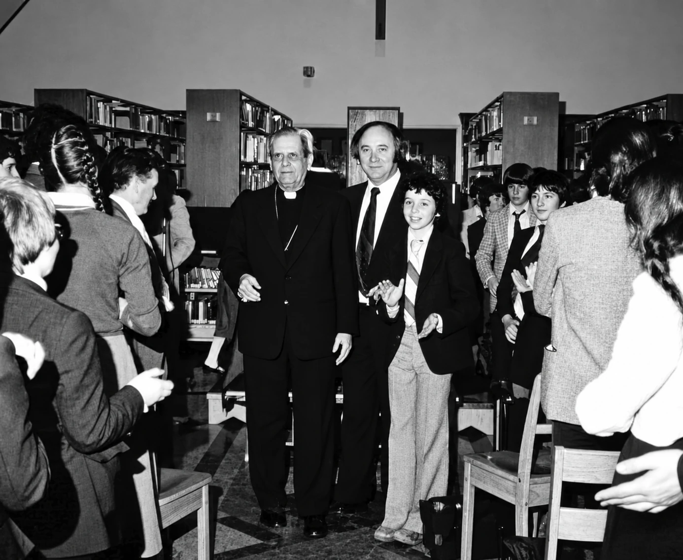 Visita do cardeal Léger em 1978