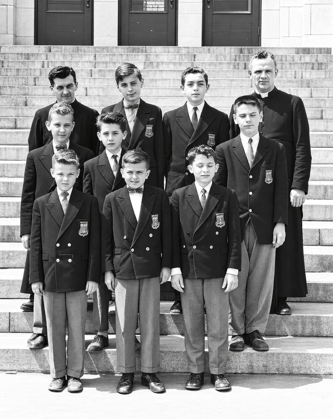Grupo de alunos em 1959–1960