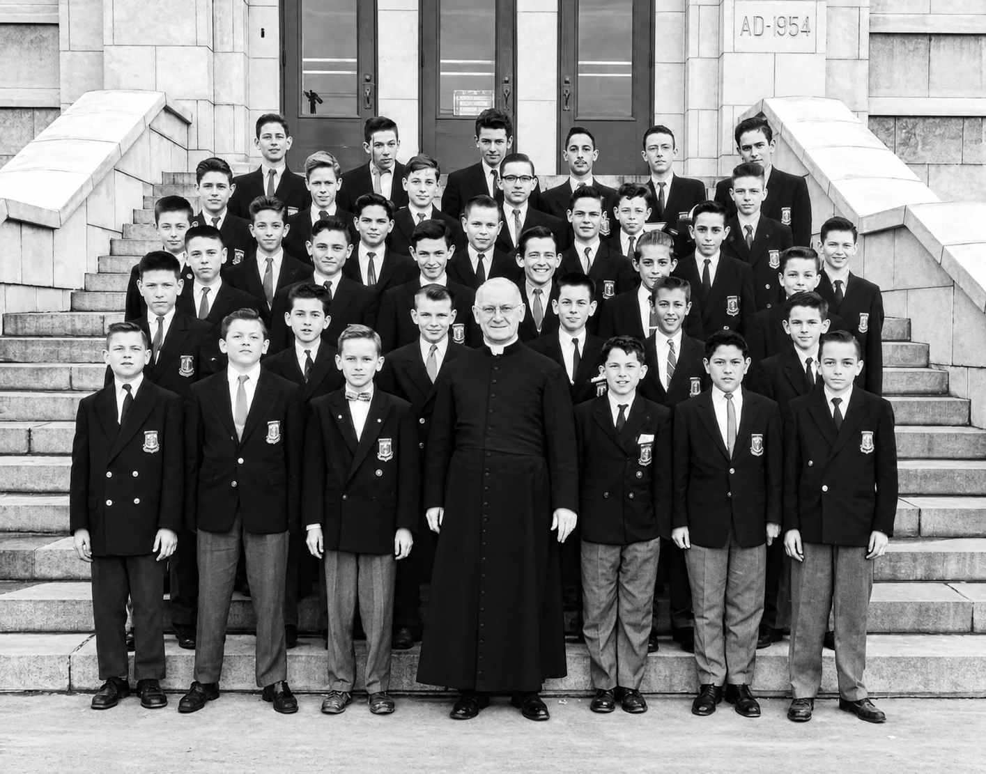 Grupo de alunos em 1959–1960