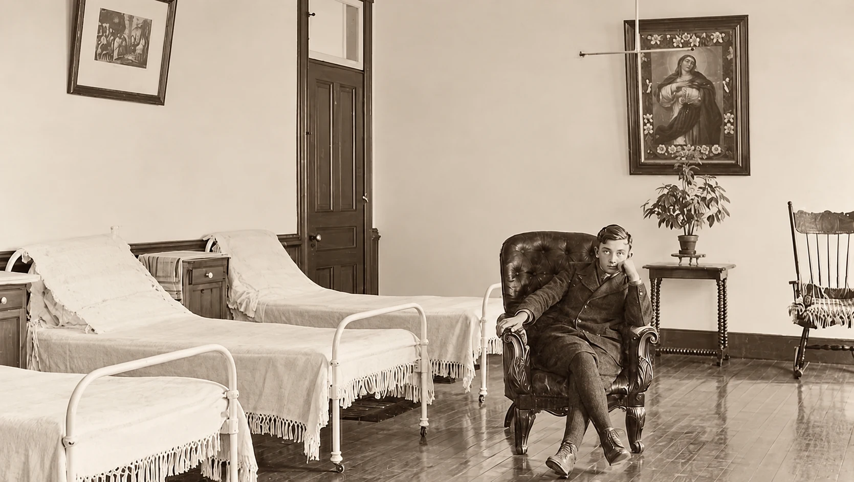 A enfermaria do colégio