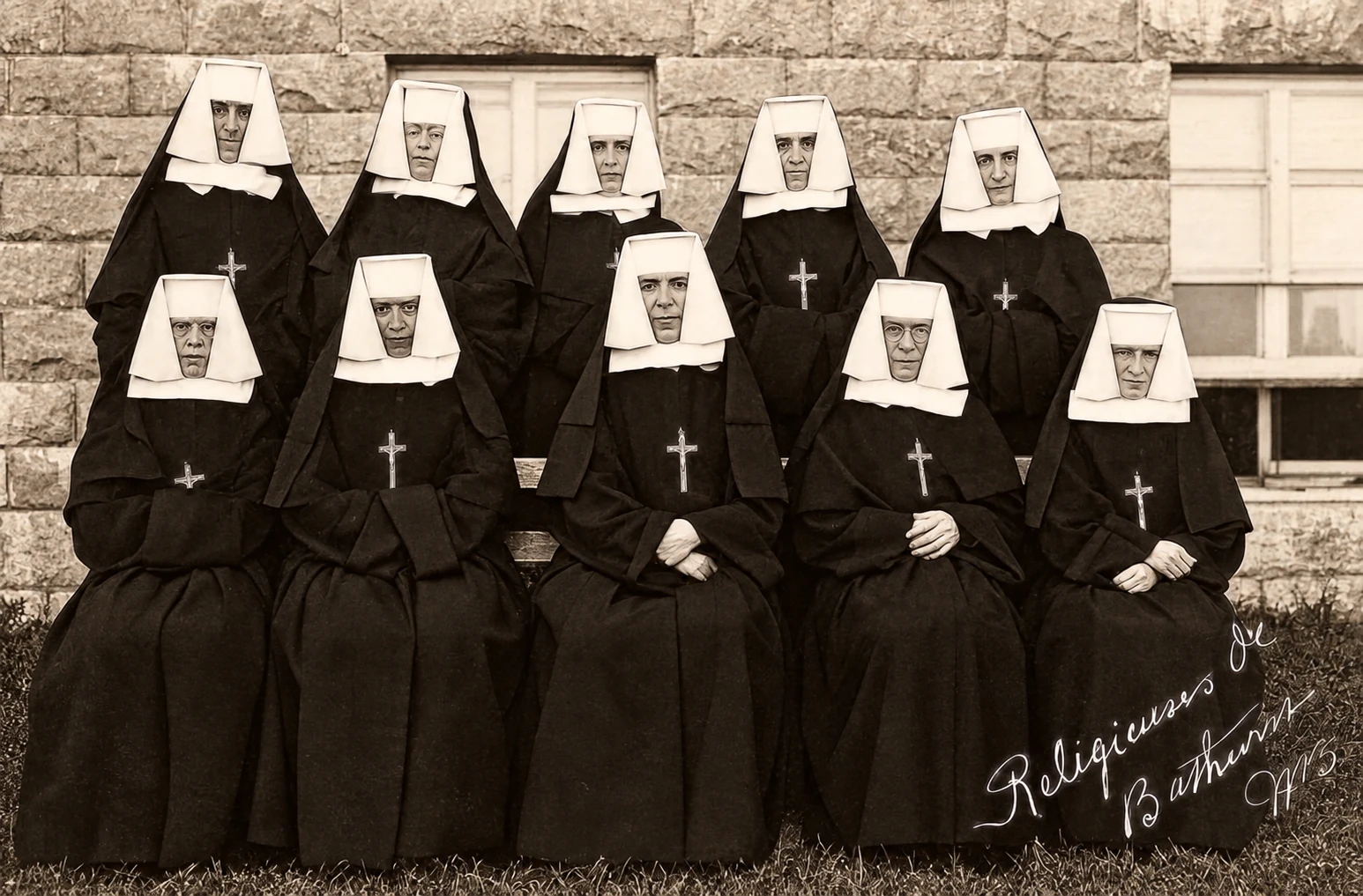 As religiosas da equipe