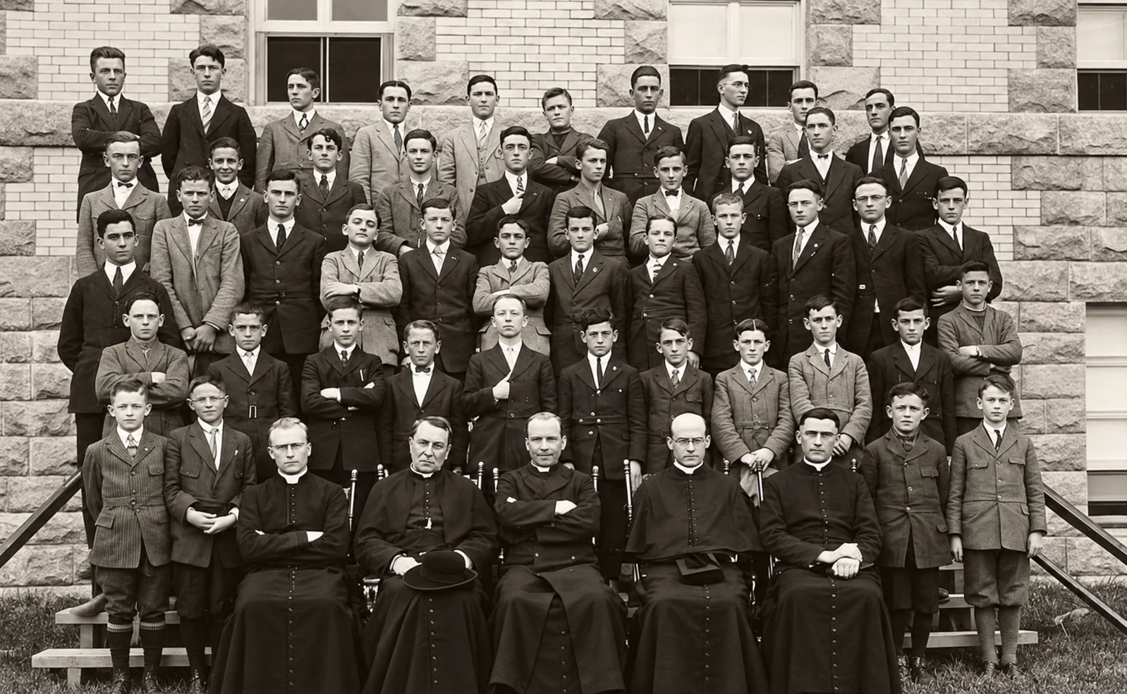 Alunos em 1925