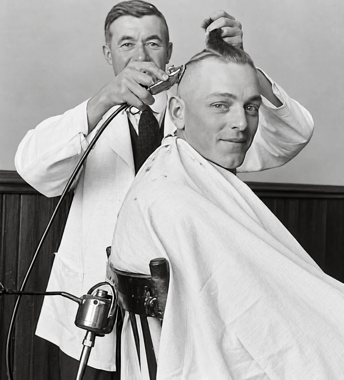 O corte de cabelo