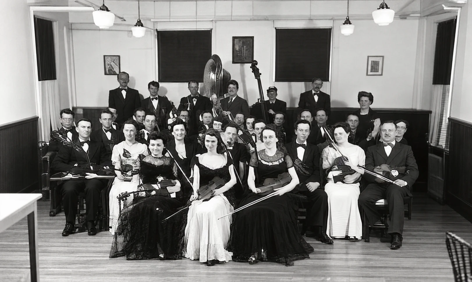 Orquestra no primeiro colégio