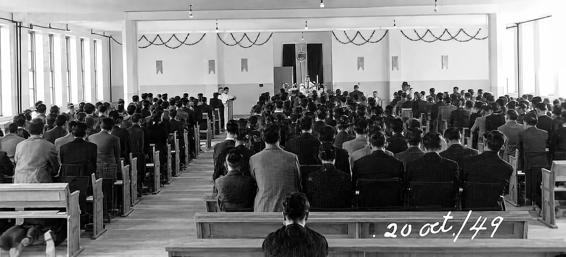 Antiga capela em 1949