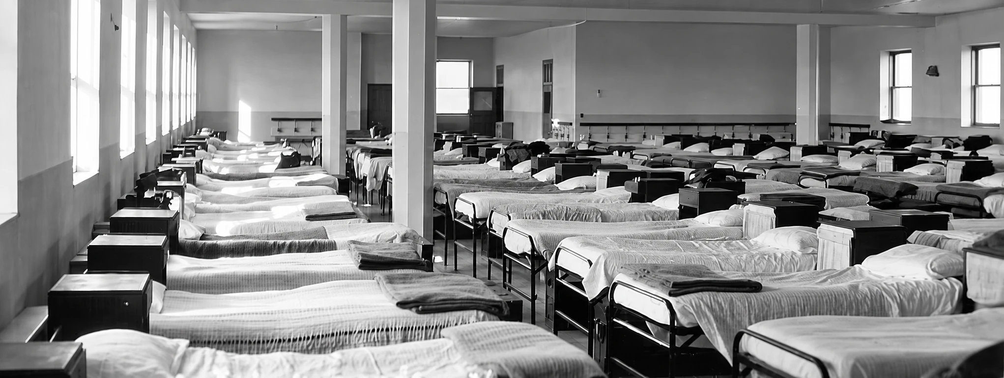 Dormitórios em 1949
