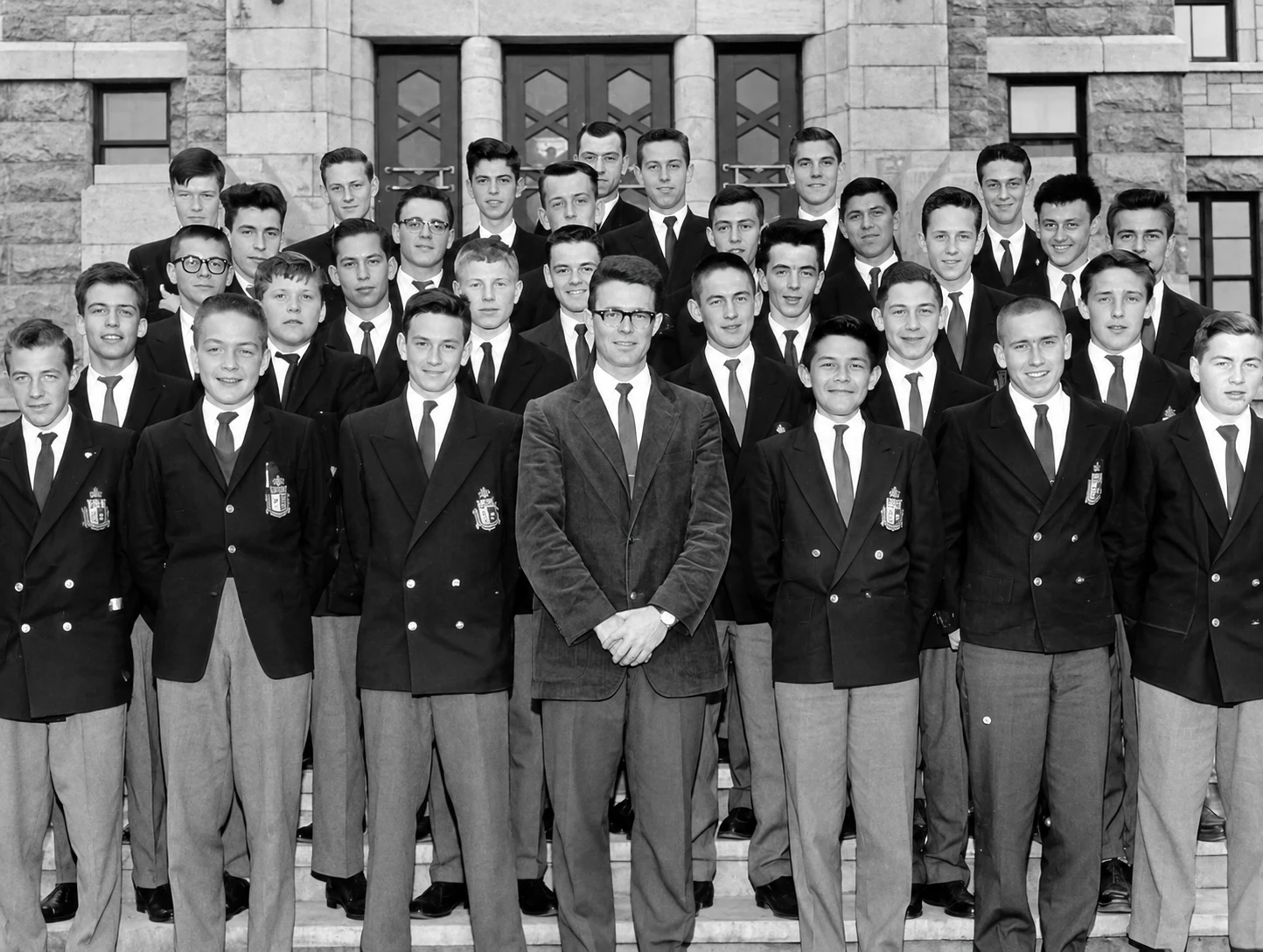 Alunos da classe de versificação em 1942