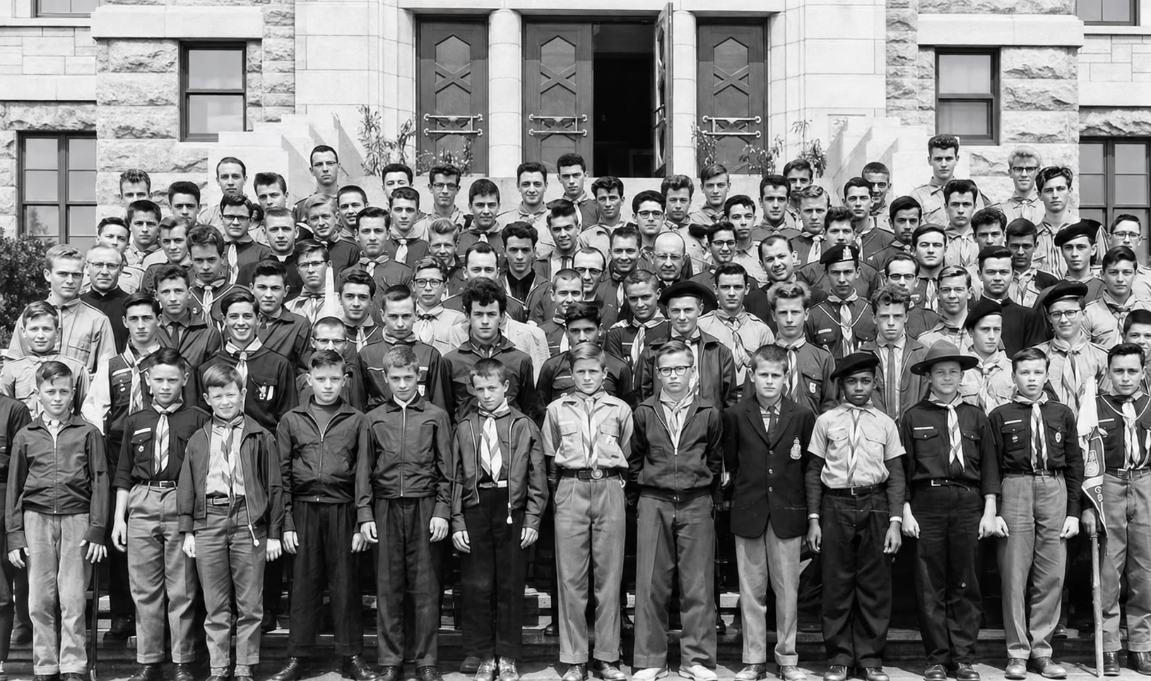 Escoteiros em 1962